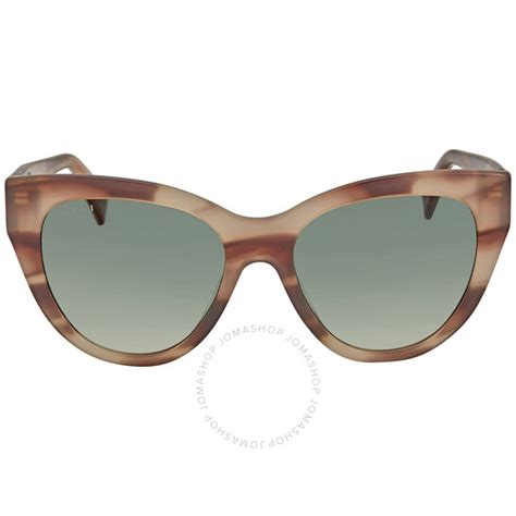 Gucci Green Gradient Cat Eye Sunglasses GG0460S 005 53